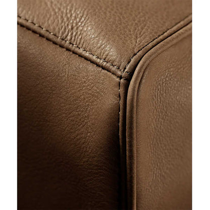 Echoo Sofa 222cm | Biscotto 711 Seta Leather Upholstery