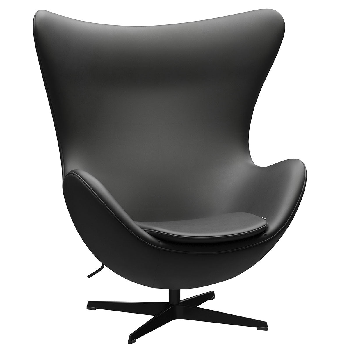 Egg Chair | Black Essential Leather Upholstery