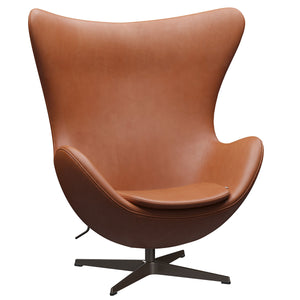 Egg Chair | Walnut Grace Leather Upholstery