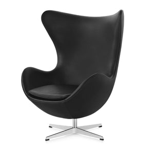 Egg Chair | Black Essential Leather Upholstery
