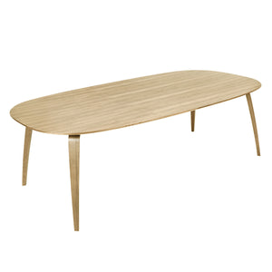 Elliptical Dining Table | Oak Semi Matt Lacquered Top