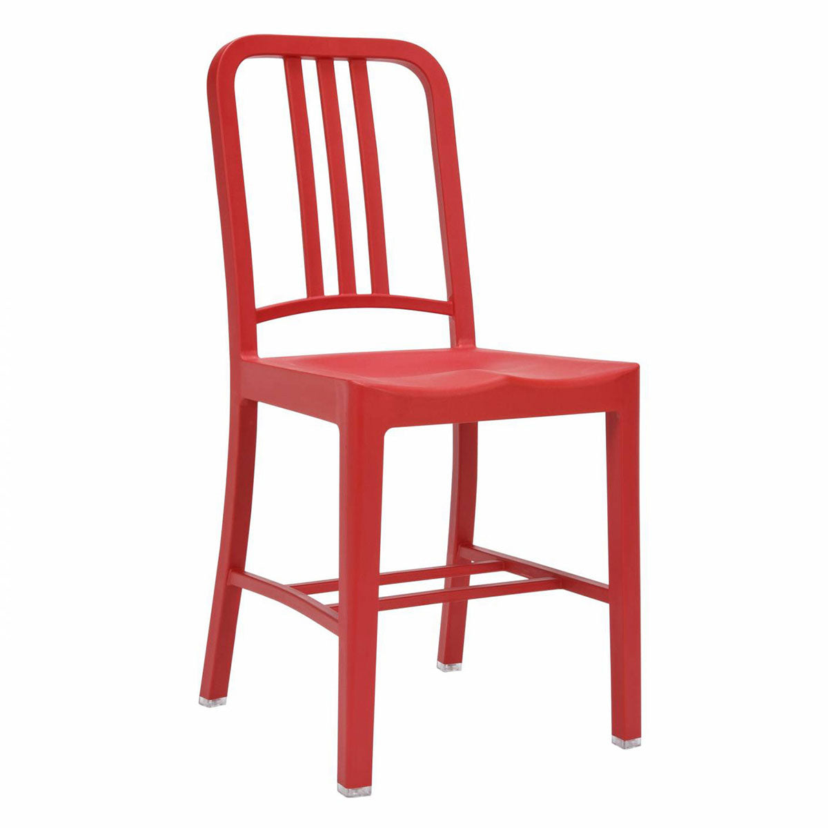 Navy Chair 111 | Red PET Plastic