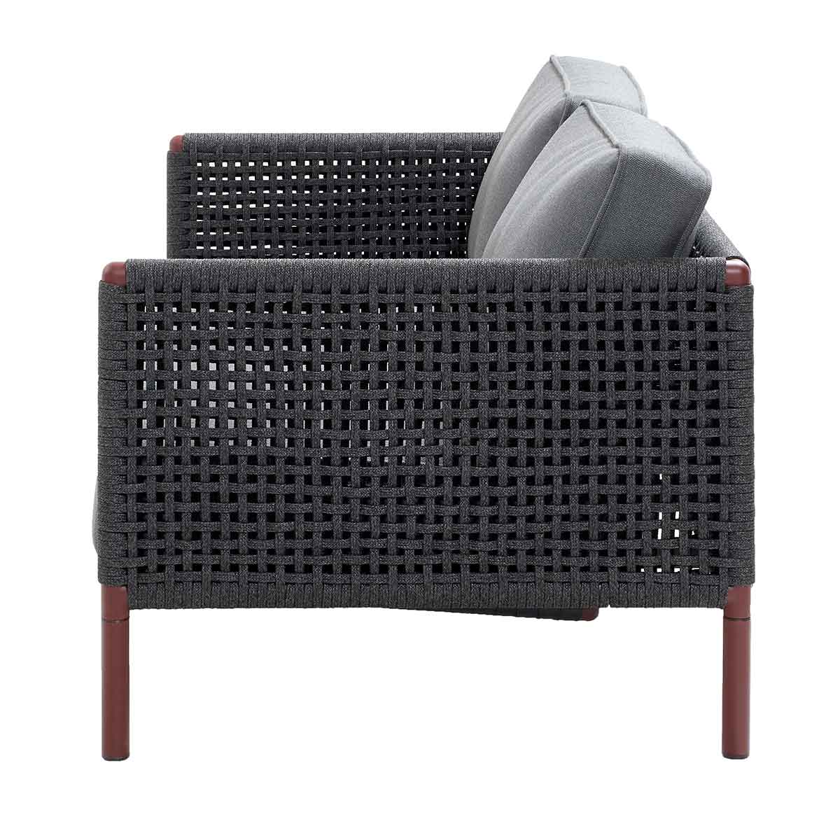Encore 2 Seat Sofa 160cm | Grey Air Touch Cushions