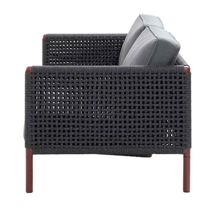 Encore 2 Seat Sofa 160cm | Grey Air Touch Cushions