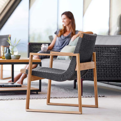 Endless Lounge Chair | Dark Grey Soft Rope