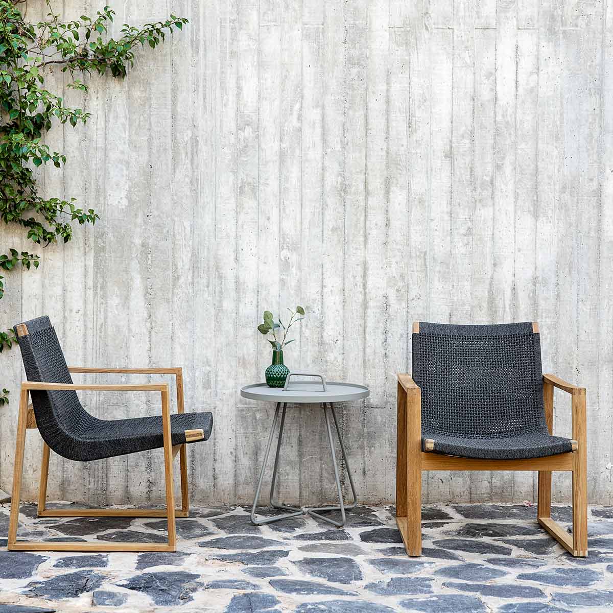 Endless Lounge Chair | Dark Grey Soft Rope
