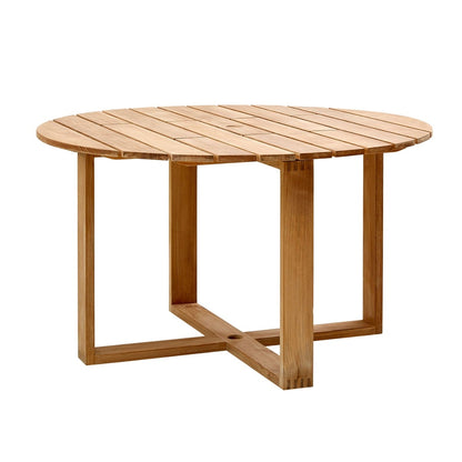 Endless Dining Table 130cm Round | Natural Oiled Teak