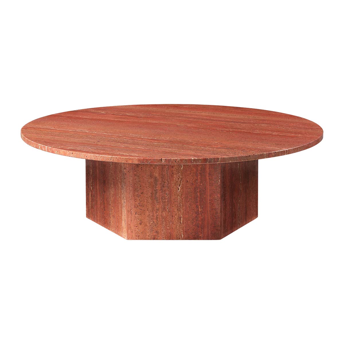 Epic Coffee Table | Red Travertine