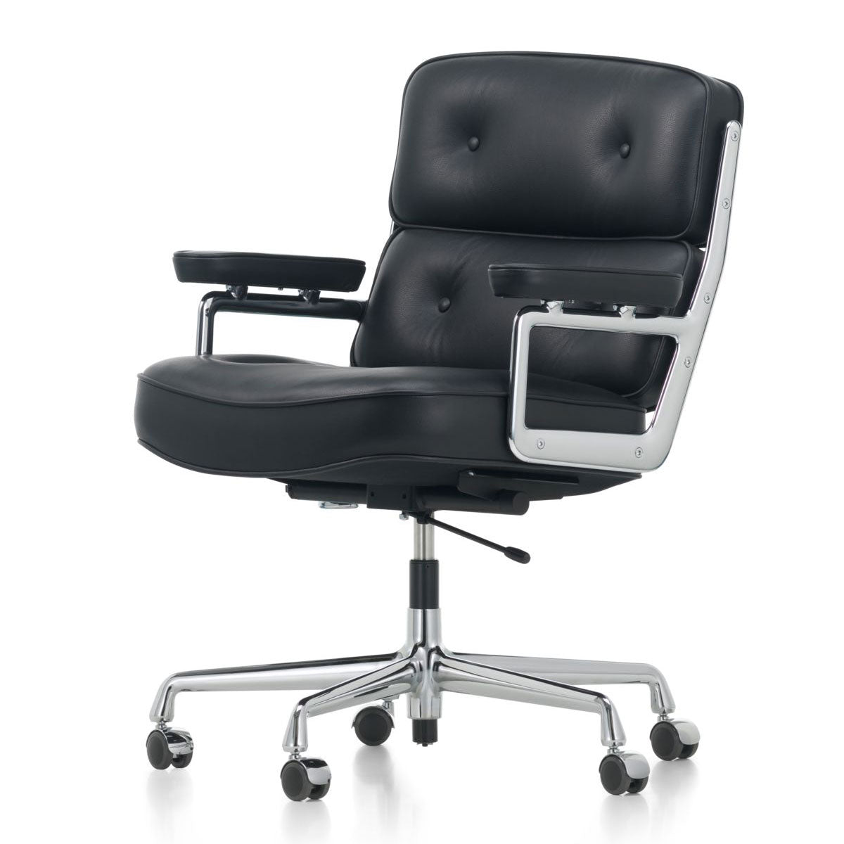 Lobby Chair ES 104 | Black 66 Premium Leather