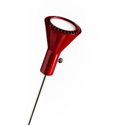 ES 57 Uplighter | Red Lacquered Base and Reflector