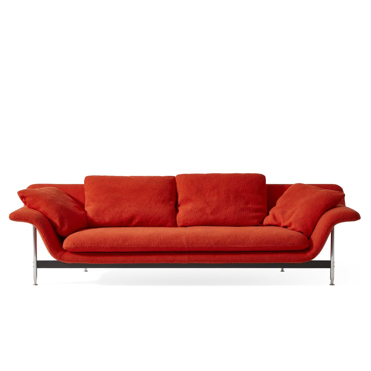 Esosoft 3 Seat High Back Sofa | Perbacco 13E436 White Fabric