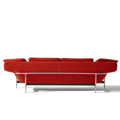 Esosoft 3 Seat High Back Sofa | Linus 13L303 Petroleum Fabric