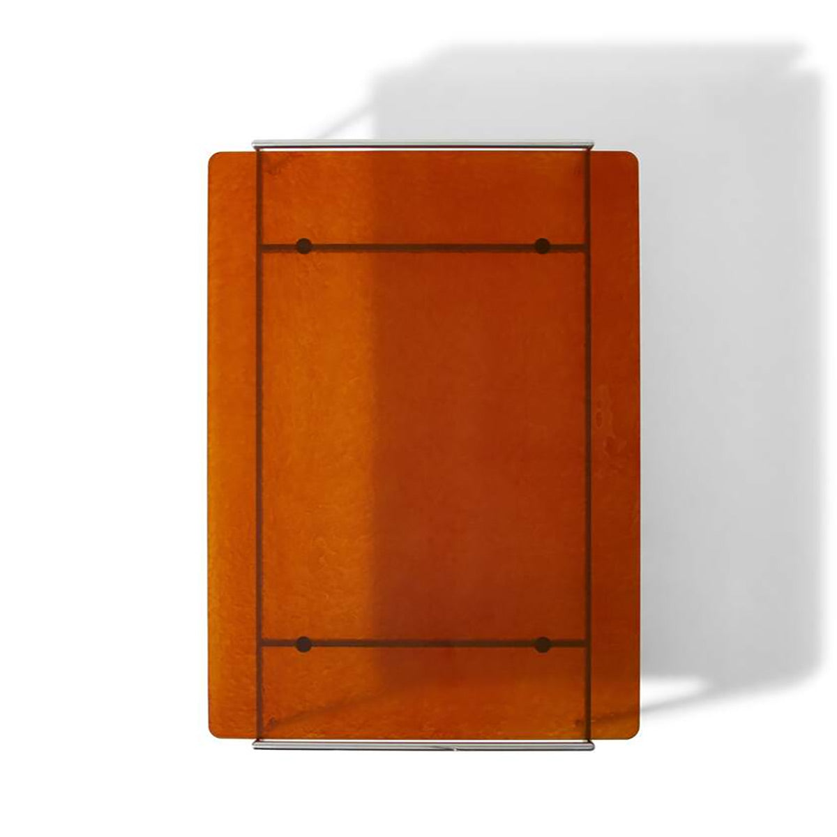 Esosoft High Coffee Table 126x90 | Amber Fluted Glass Top
