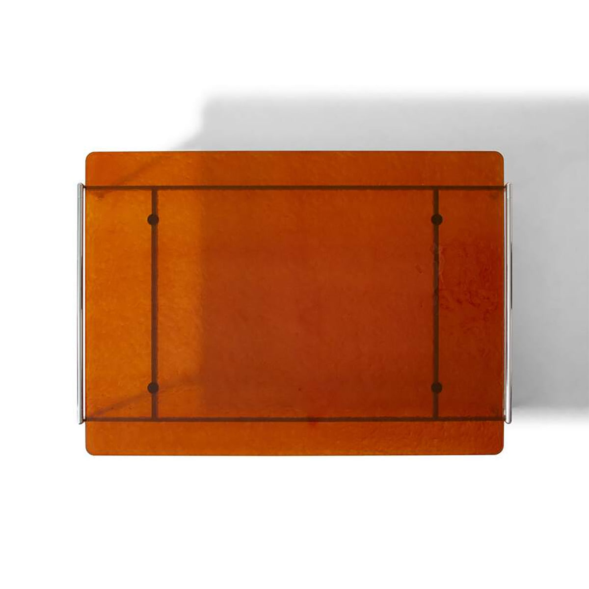 Esosoft High Coffee Table 126x90 | Amber Fluted Glass Top