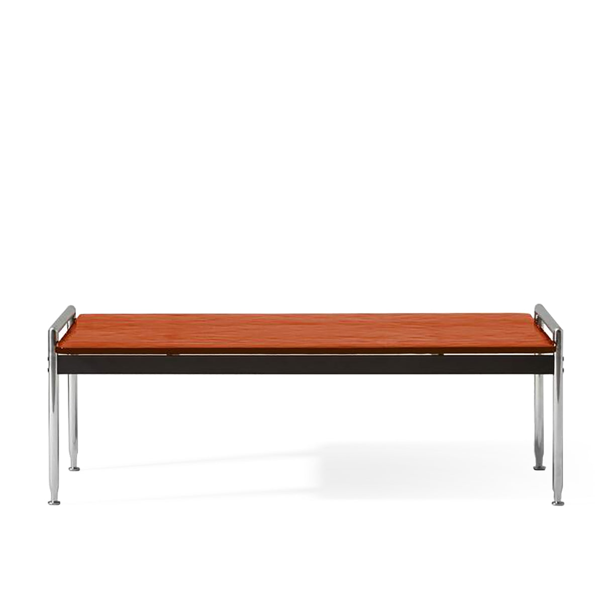 Esosoft High Coffee Table 126x90 | Amber Fluted Glass Top