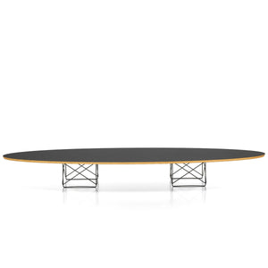 Eames ETR Elliptical Table | Black Laminated Plywood Top