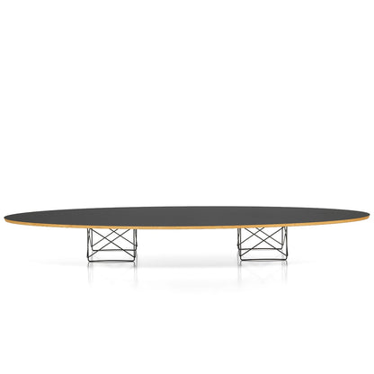 Eames ETR Elliptical Table | Black Laminated Plywood Top