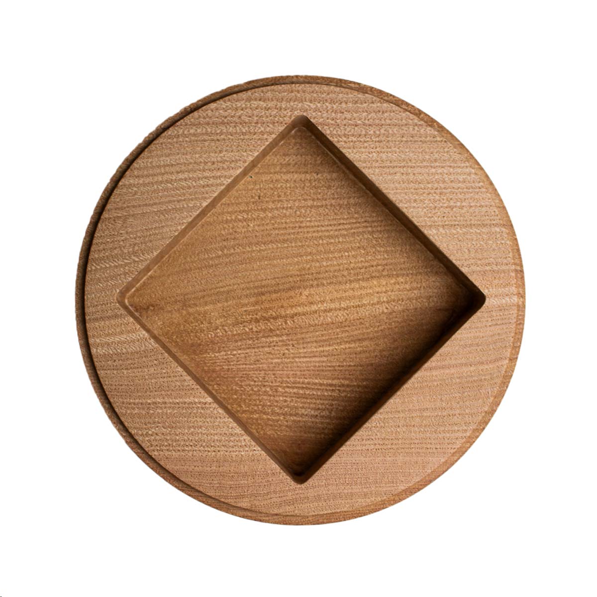 Stack Tray | Chestnut with Square Recess