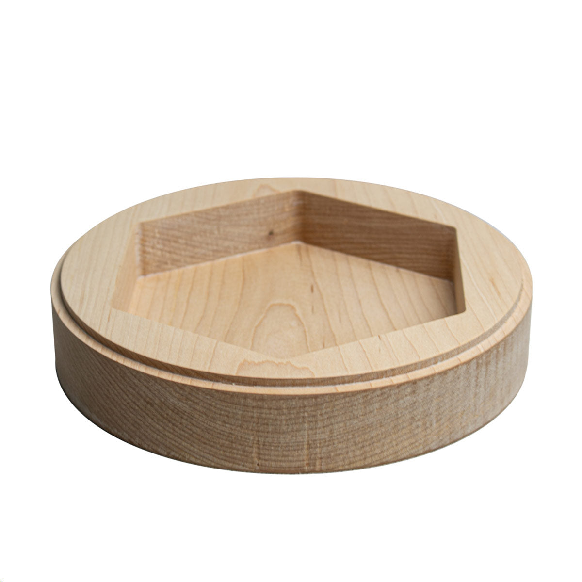 Stack Tray | Maple with Hexagon Recess