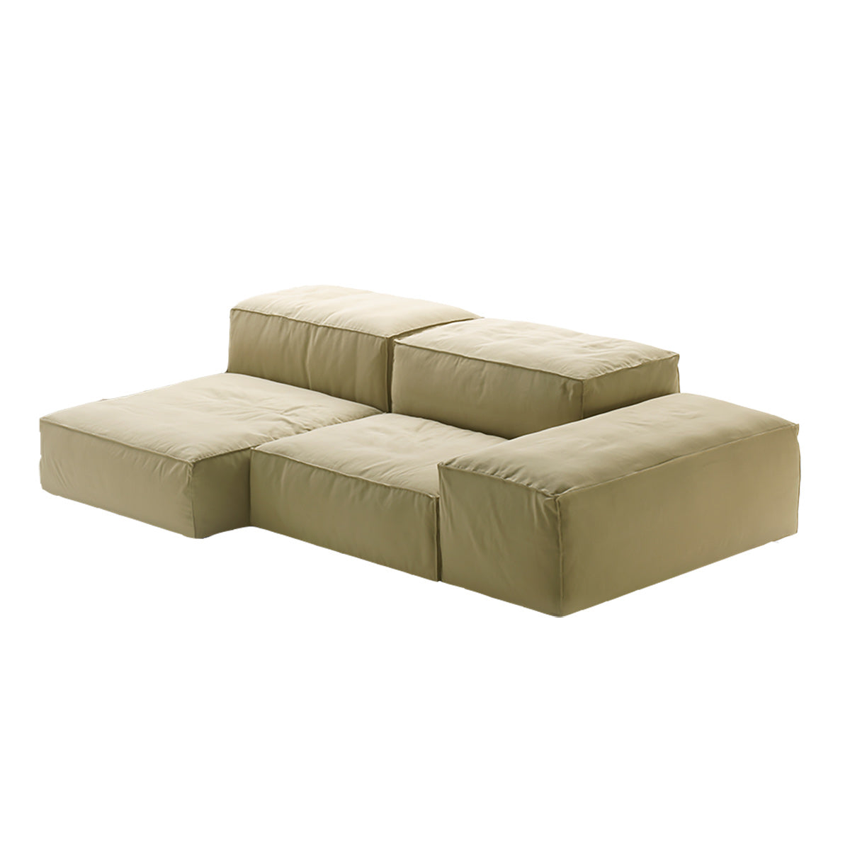 Extrasoft Sofa Small Configuration | Tosca 10 Ecru Fabric