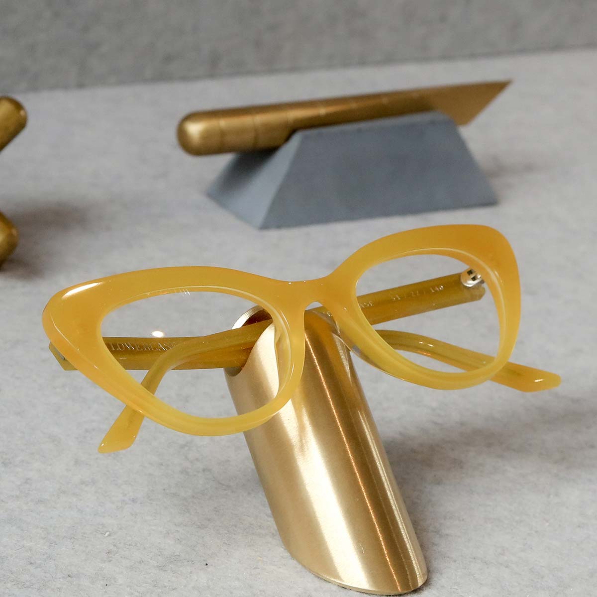 Eyewear Stand | Cast Brass