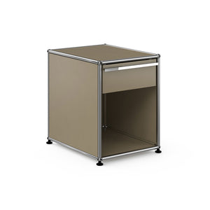 USM Pedestal 1 Drawer | Beige Lacquer Panels