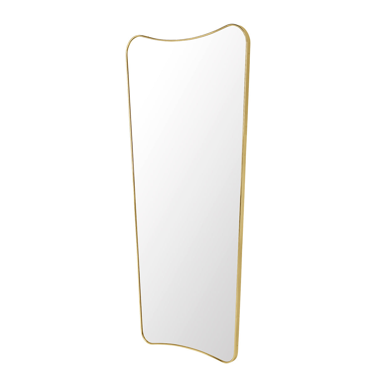 F A 33 Wall Mirror Large | Polished Brass Frame