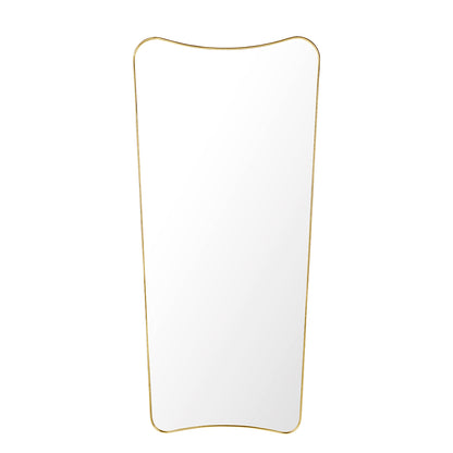 F A 33 Wall Mirror Large | Polished Brass Frame