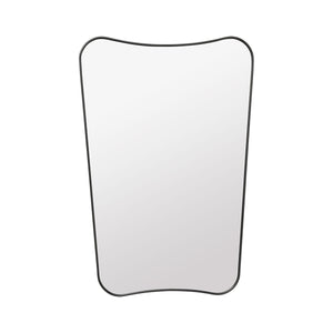 F A 33 Wall Mirror Small | Black Brass Frame