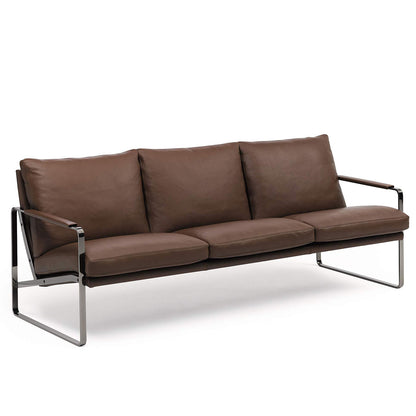 Fabricius 3 Seat Sofa | Mocca Elen 1403 Leather