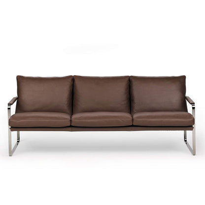Fabricius 3 Seat Sofa | Mocca Elen 1403 Leather