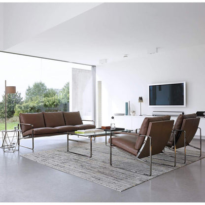 Fabricius 3 Seat Sofa | Mocca Elen 1403 Leather