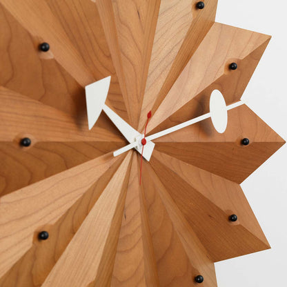 Fan Wall Clock | American Cherry