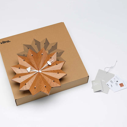 Fan Wall Clock | American Cherry