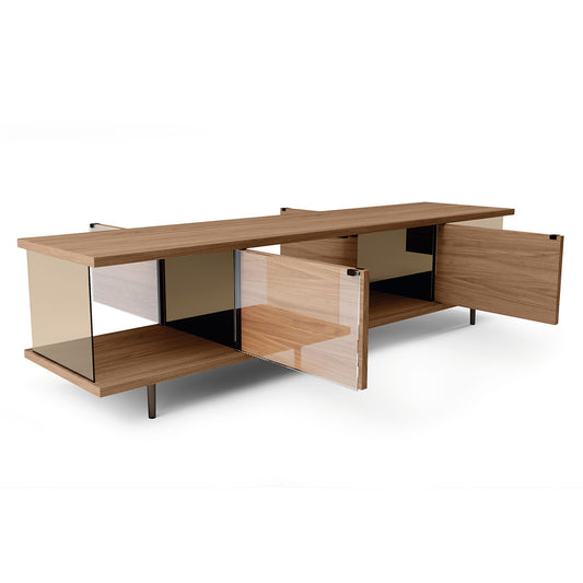 The Farns Sideboard Low | Nutwood and Glass
