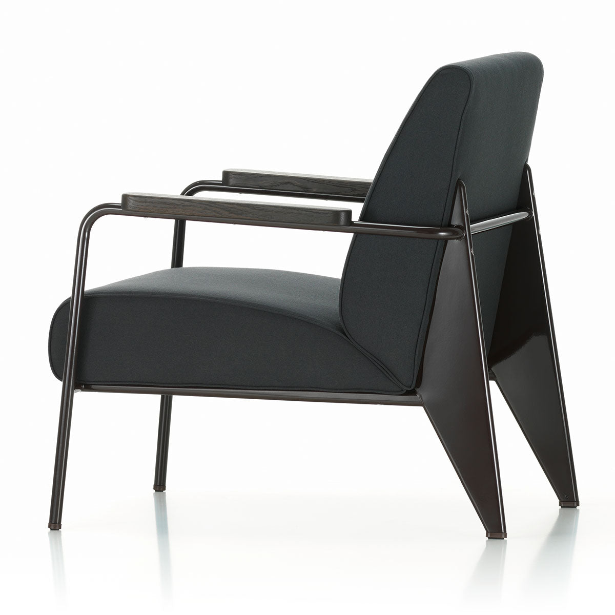Fauteuil de Salon | Twill Blue Grey 03 with Deep Black Frame