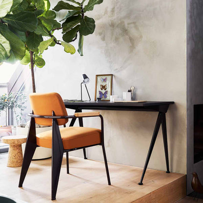 Fauteuil Direction | Twill Brown 05 with Deep Black Frame