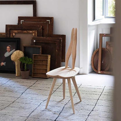 Fenis Dining Chair | Natural Maple Wood