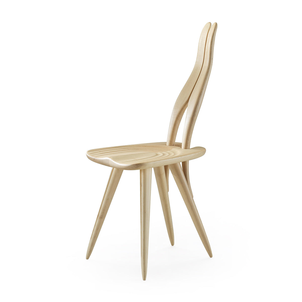 Fenis Dining Chair | Natural Maple Wood