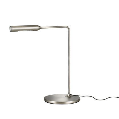 Flo Bedside Lamp | Brushed Nickel Effect