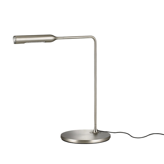 Flo Bedside Lamp | Brushed Nickel Effect