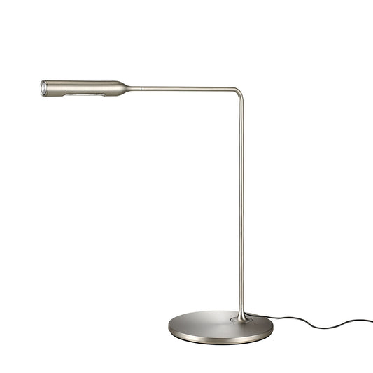 Flo Desk Lamp | Brushed Nickel Effect