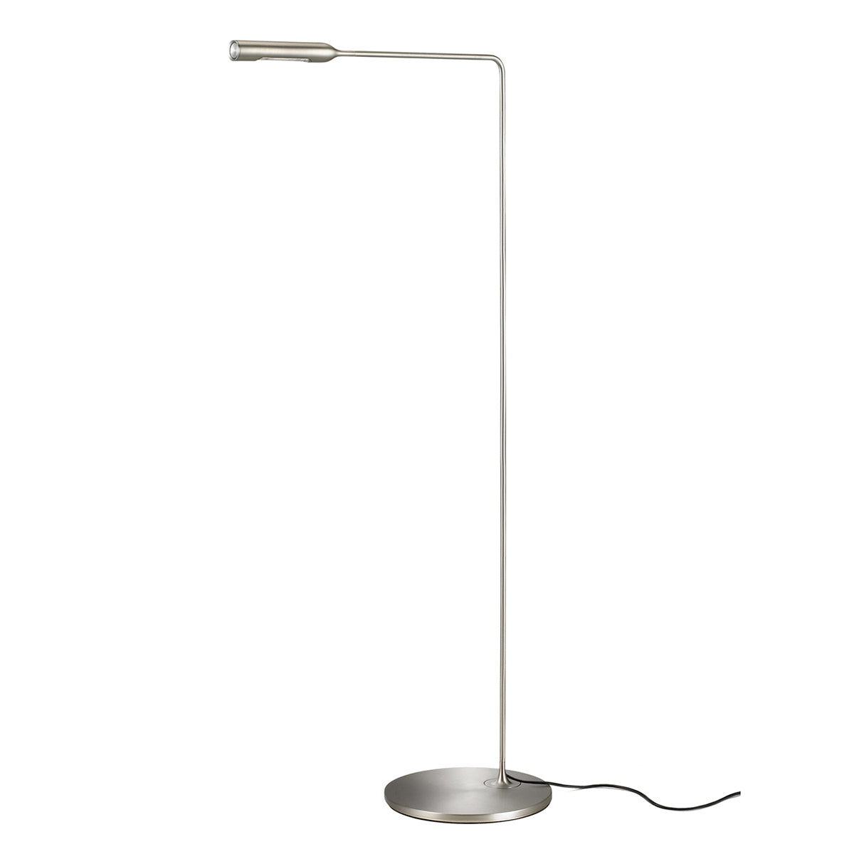 Flo Floor Lamp | Brushed Nickel Effect