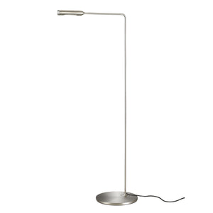 Flo Floor Lamp | Brushed Nickel Effect