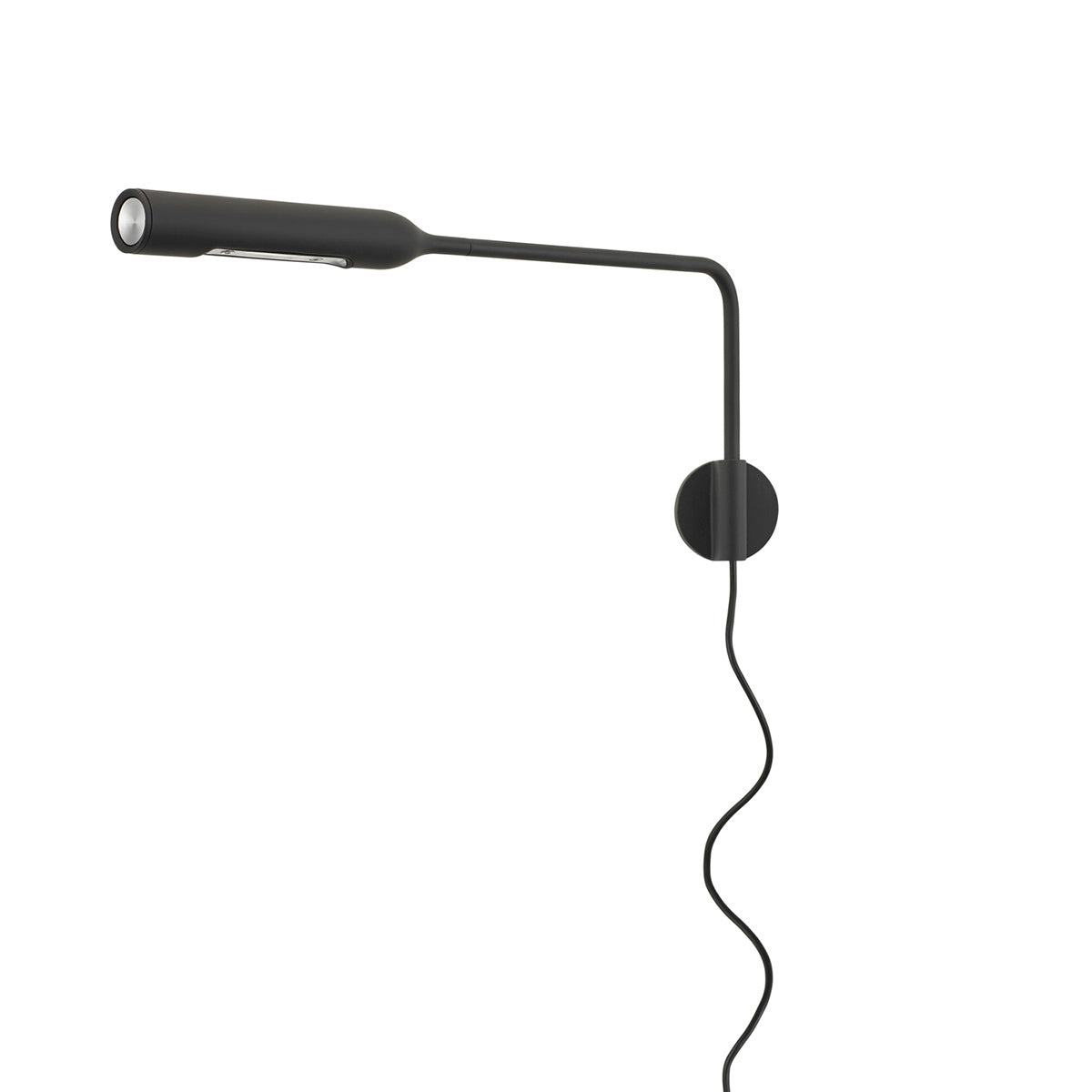 Flo Wall Light - Cabled | Matt Black