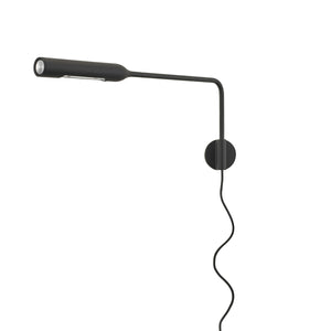 Flo Wall Light - Cabled | Matt Black
