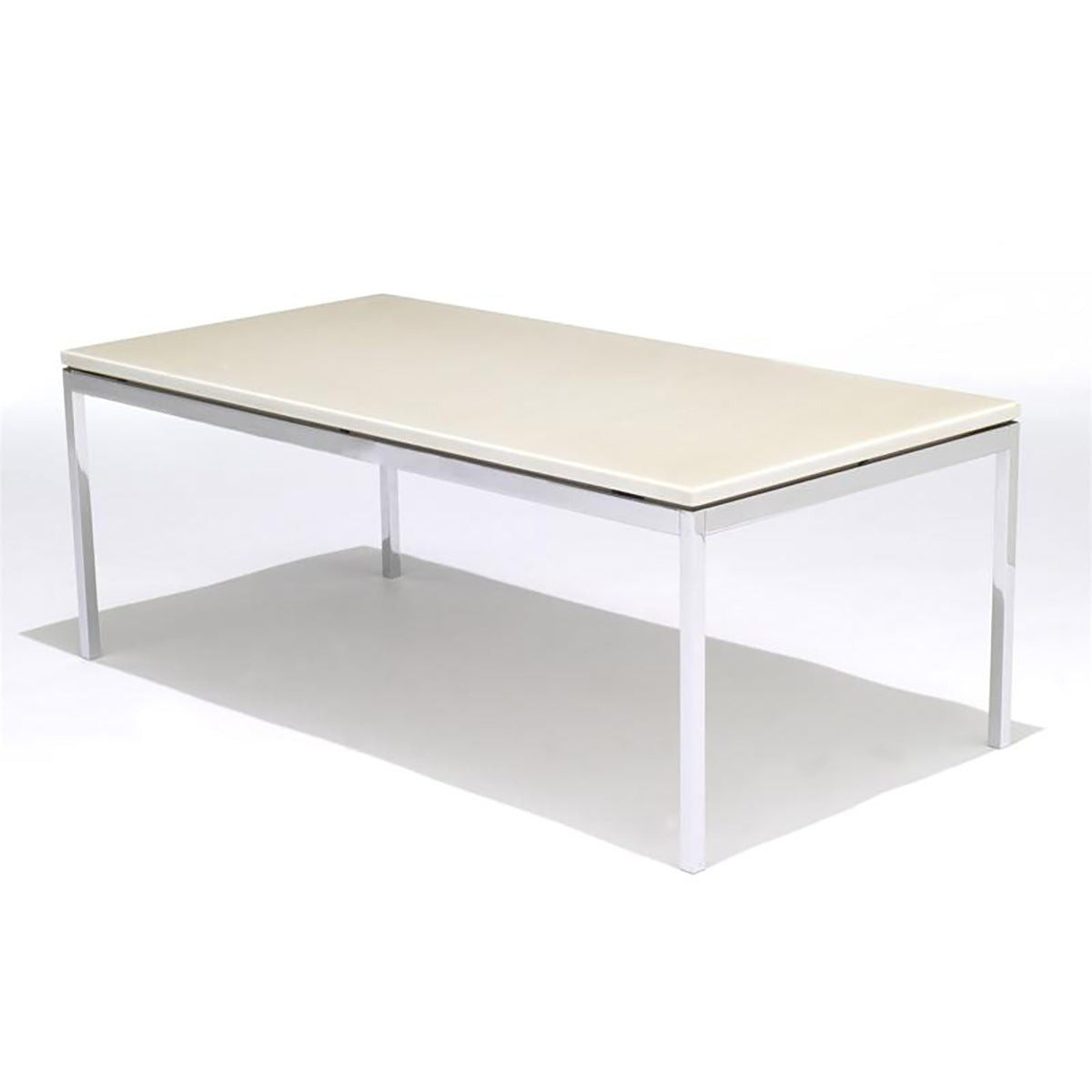 Florence Knoll Low Table Rect | Grey Statuarietto Marble Top