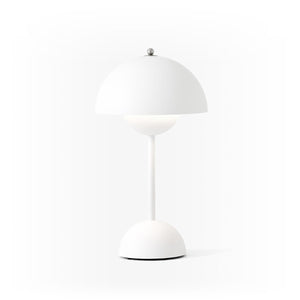 Flowerpot Portable Table Lamp | Matt White