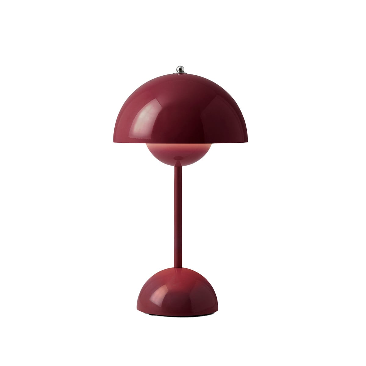 Flowerpot Portable Table Lamp | Dark Plum