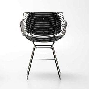 Flow Filo Slim Chair | Bronze Painted Frame